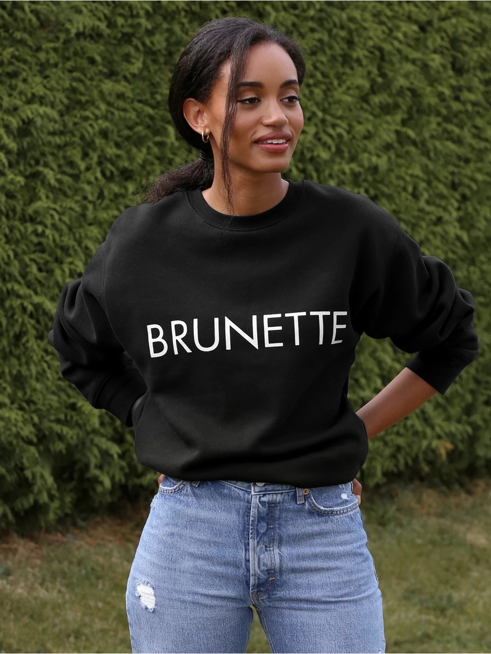 Brunette The Label Classic Crew Neck Sweatshirt - Size M/L - EUC